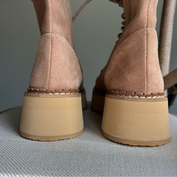 Anthropologie Paloma Barcelo Dorotea Lace-Up Platform Boots - Picture 6 of 10